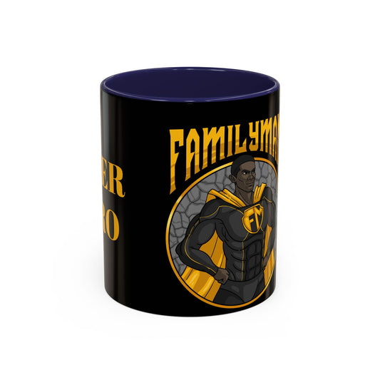 FAMILY MAN Ceramic Coffee Mug (11, 15oz)